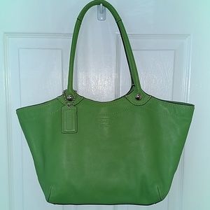 Green Coach purse